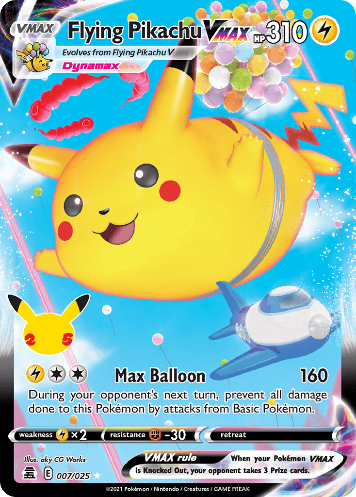 Flying Pikachu VMAX — Rare Holo VMAX