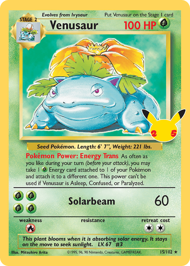 Venusaur from Celebrations: Classic Collection