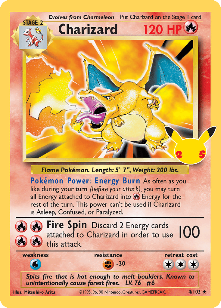 Charizard from Celebrations: Classic Collection