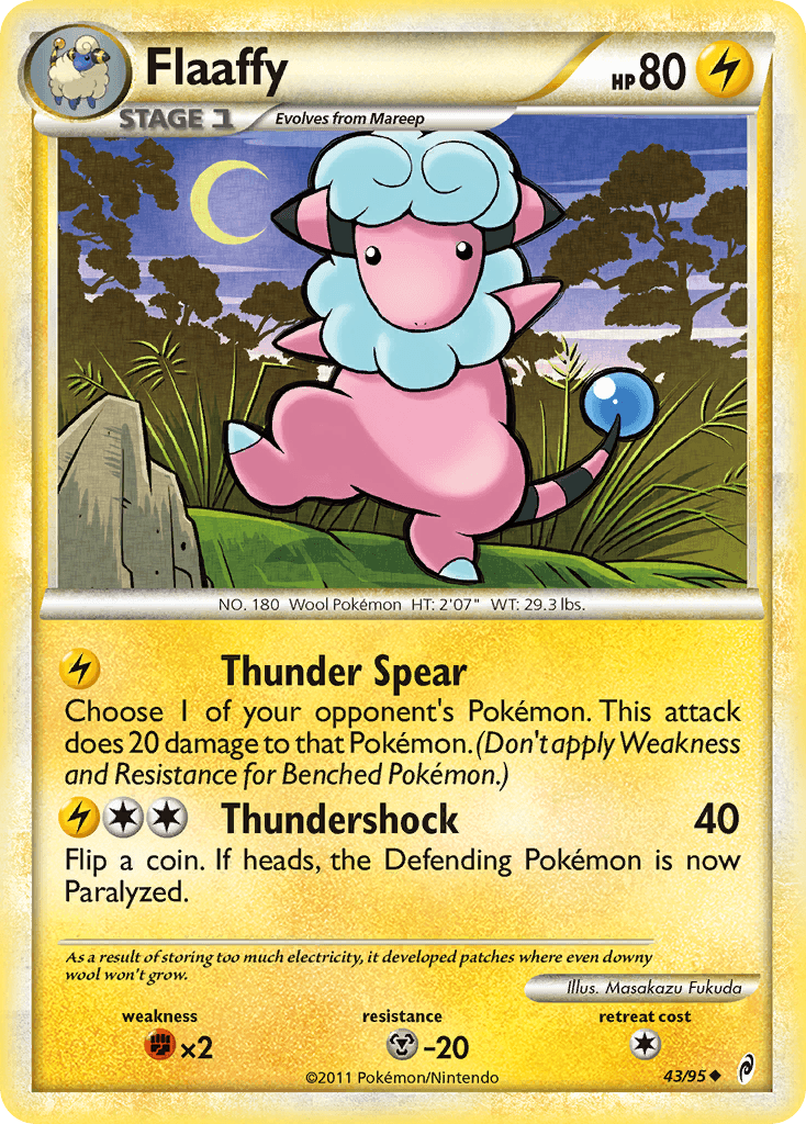 Flaaffy Pokémon card