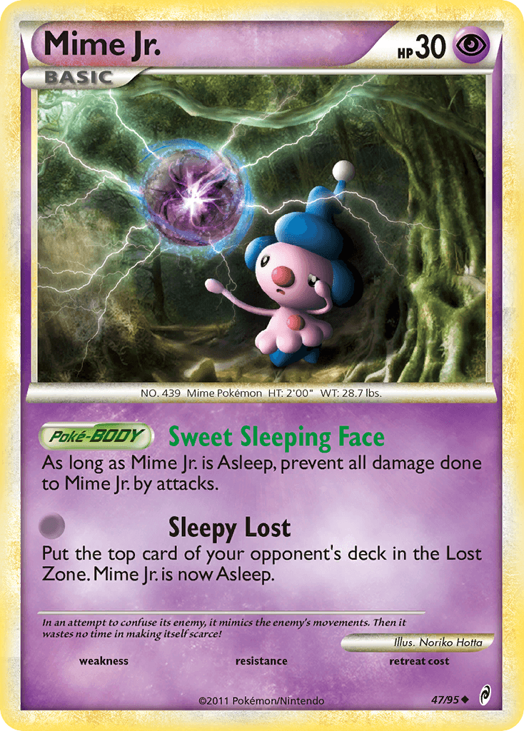 Mime Jr. Pokémon card