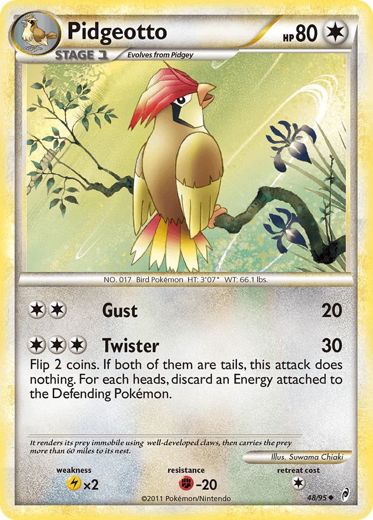 Pidgeotto Pokémon card