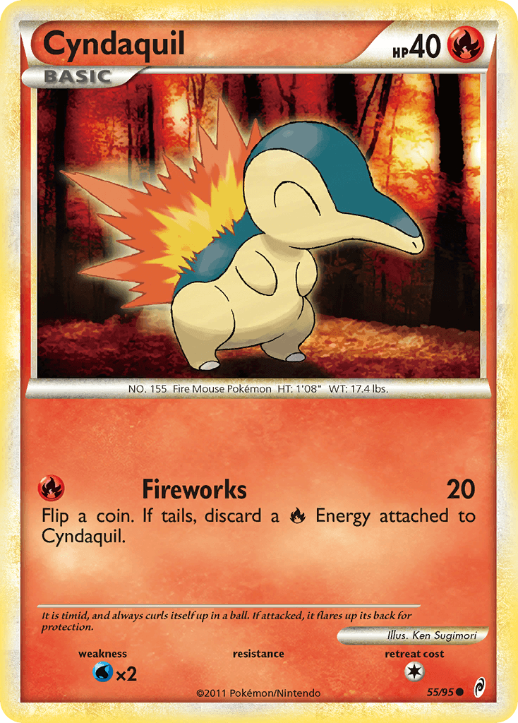 Cyndaquil Pokémon card