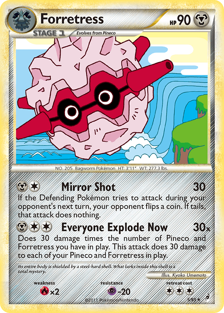 Forretress Pokémon card