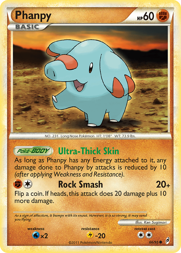 Phanpy Pokémon card