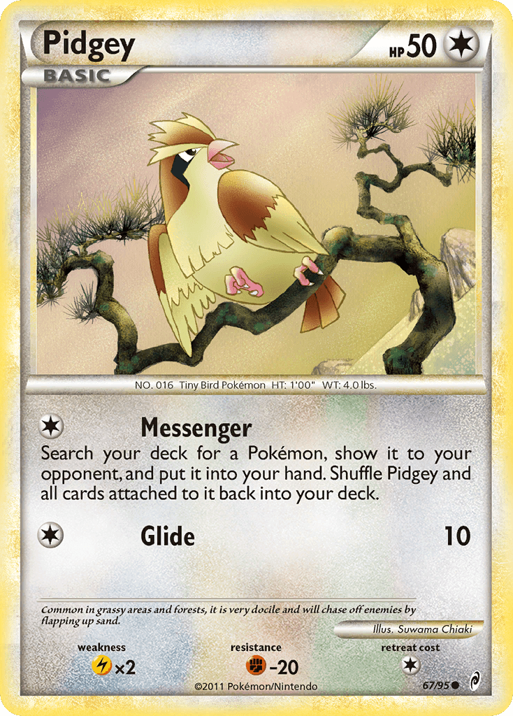Pidgey Pokémon card