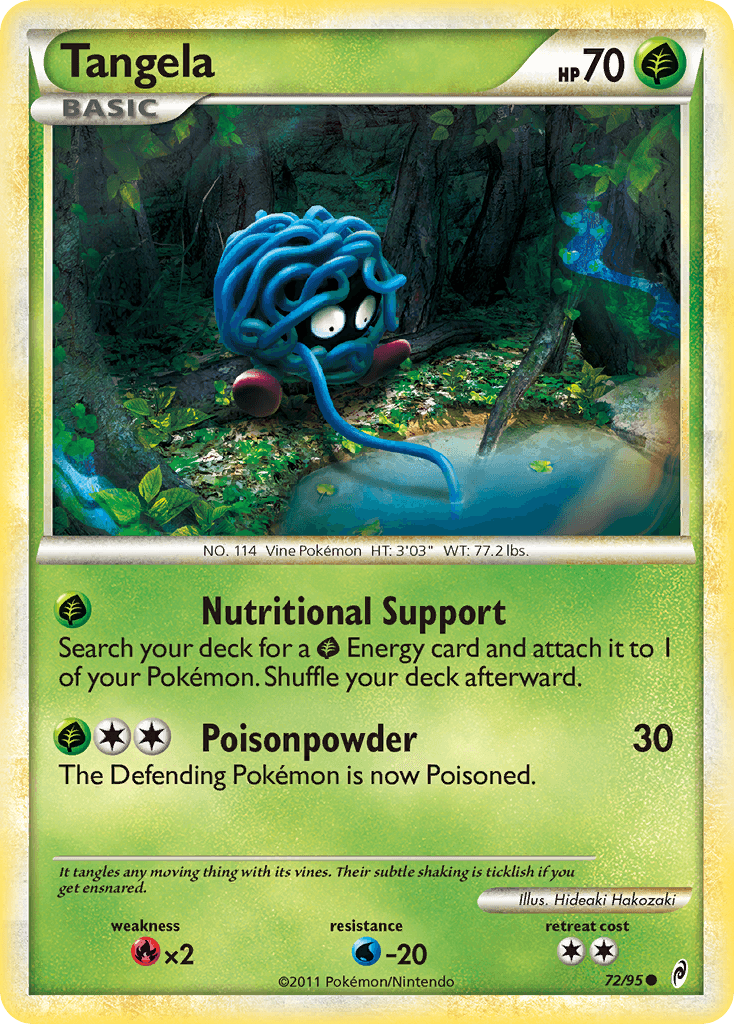Tangela Pokémon card