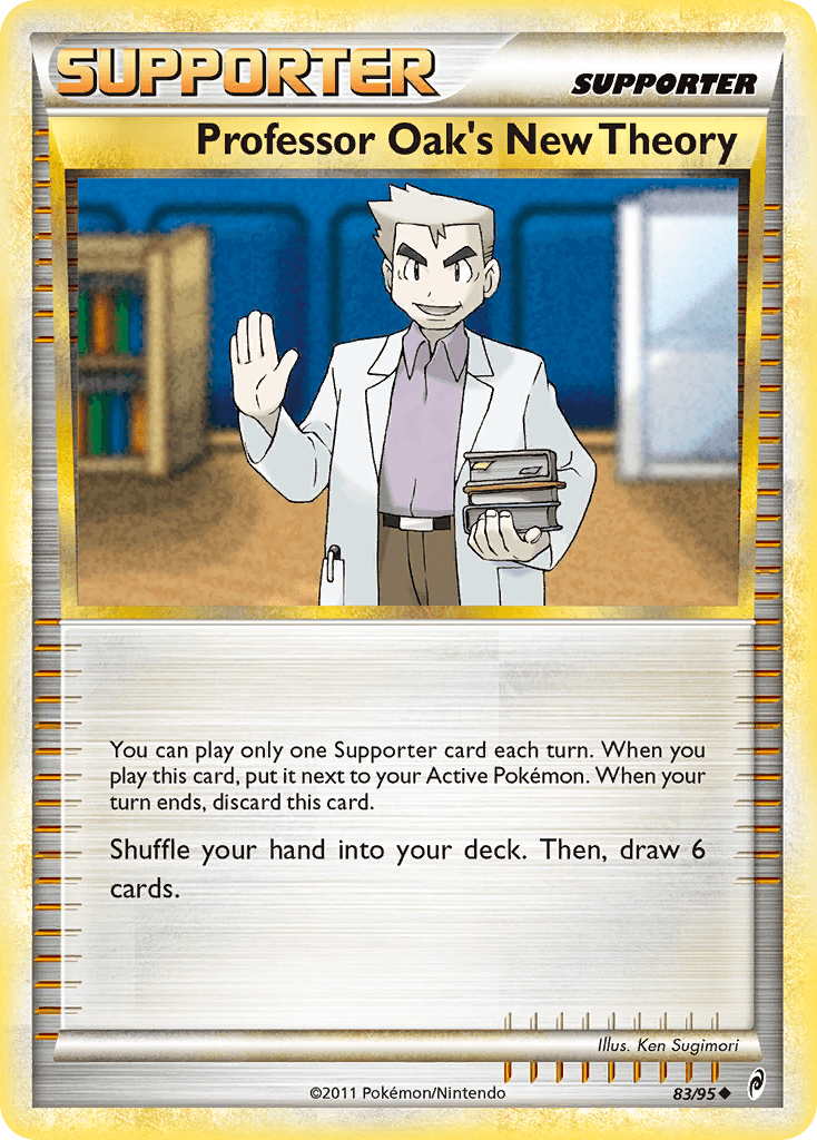 Professor Oak's New Theory Pokémon card