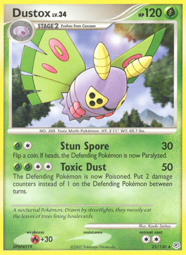 Dustox Pokémon card