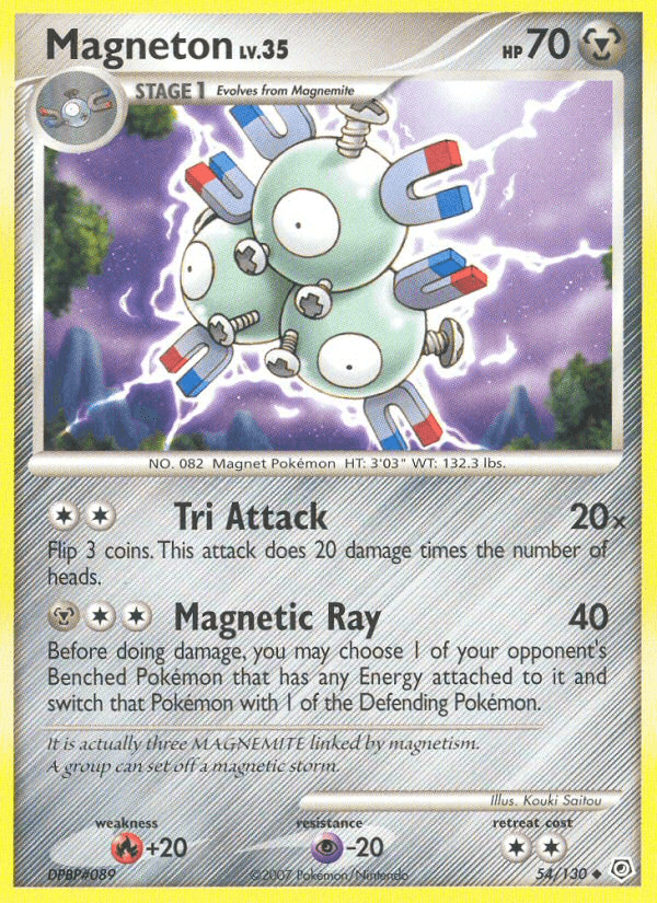 Magneton Pokémon card