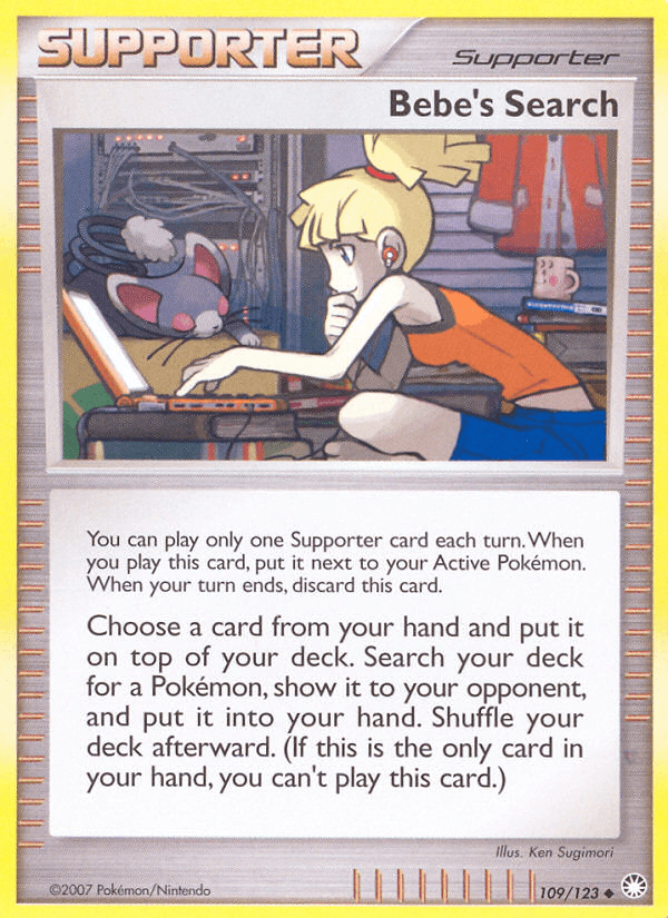Bebe's Search Pokémon card