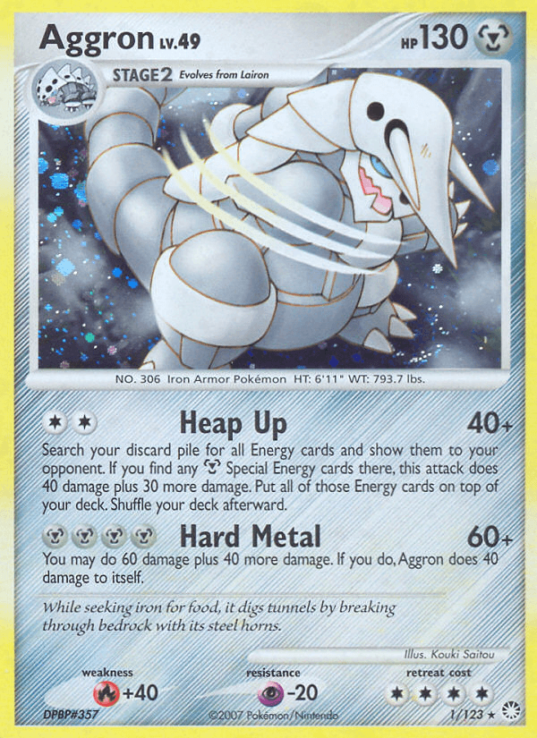 Aggron Pokémon card