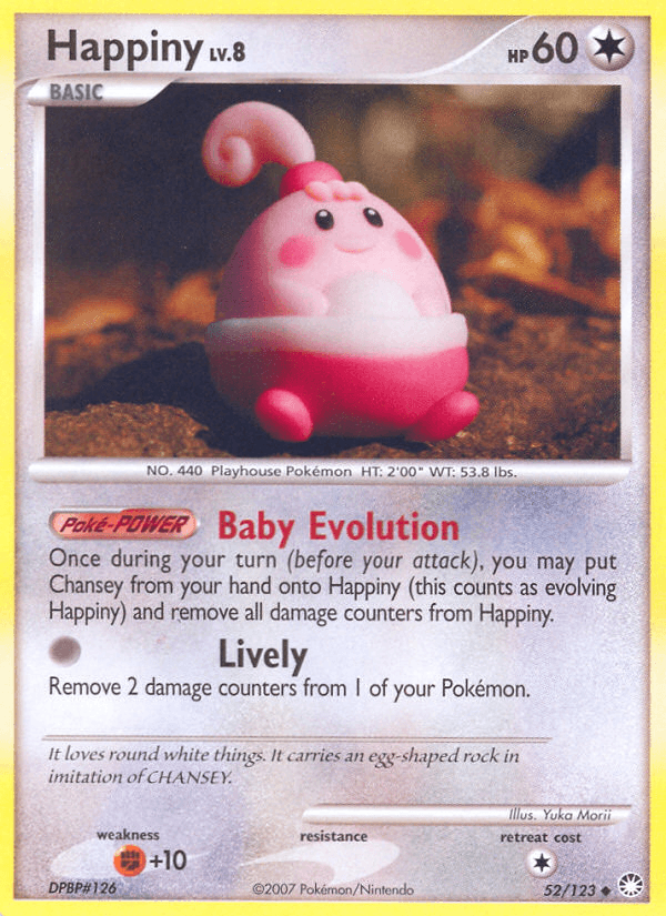 Happiny Pokémon card