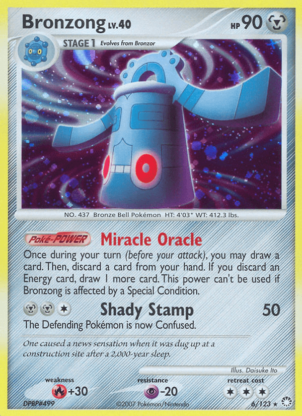 Bronzong Pokémon card