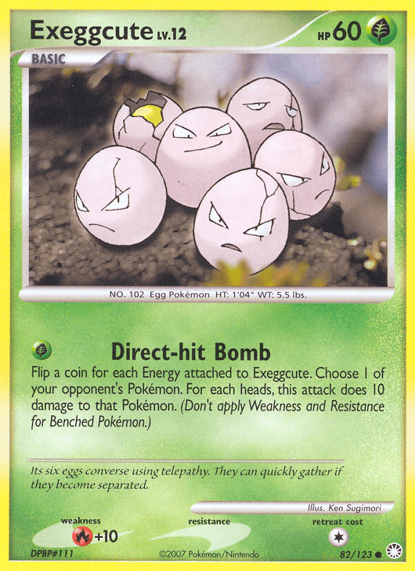 Exeggcute Pokémon card