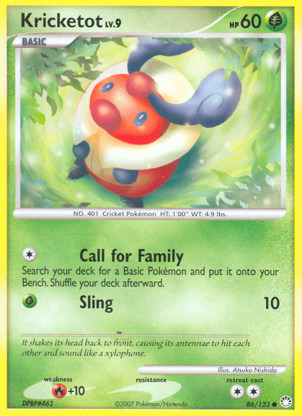 Kricketot Pokémon card