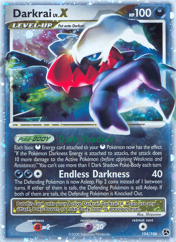 Darkrai LV.X from Great Encounters