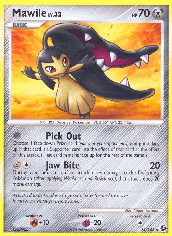 Mawile Pokémon card