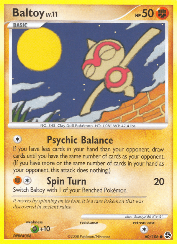 Baltoy Pokémon card