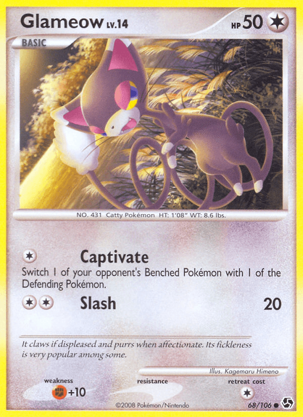 Glameow Pokémon card