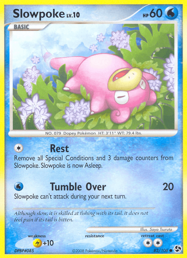 Slowpoke Pokémon card