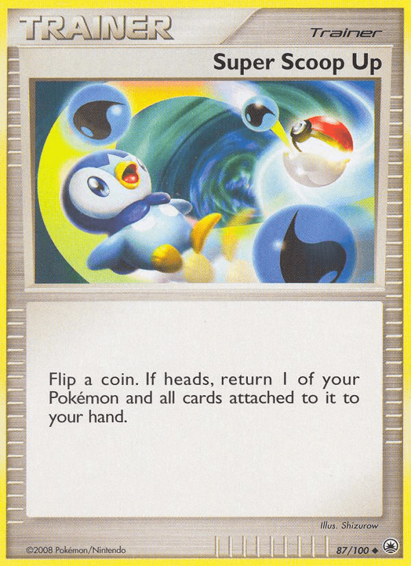 Super Scoop Up Pokémon card