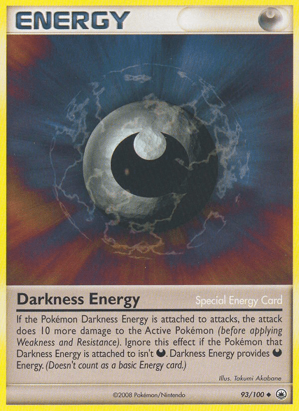 Darkness Energy Pokémon card
