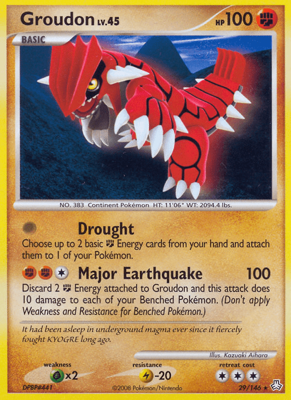 Groudon from Legends Awakened