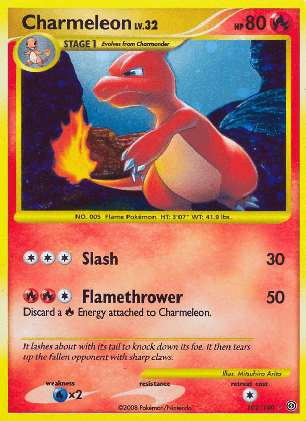 Charmeleon Pokémon card