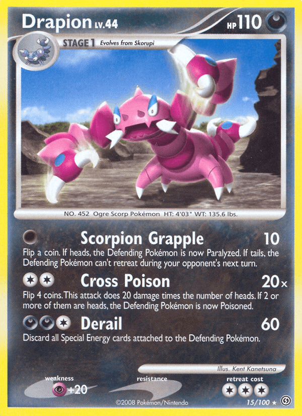 Drapion Pokémon card