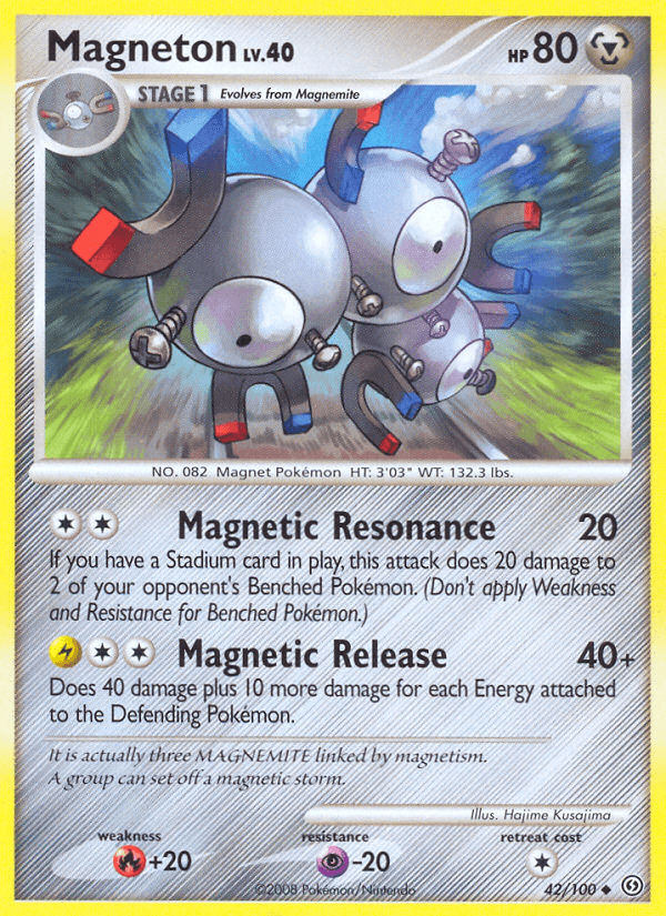 Magneton Pokémon card