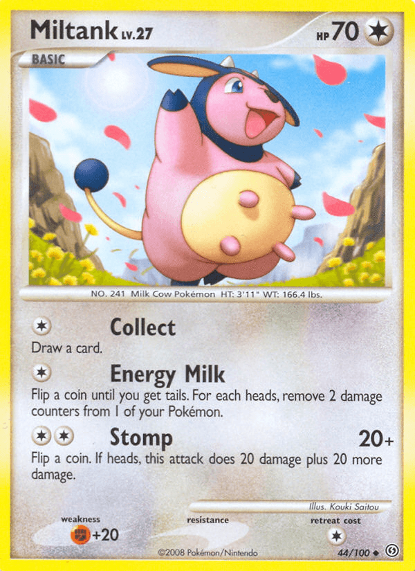 Miltank Pokémon card