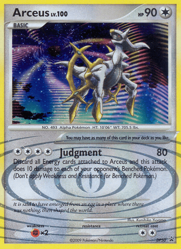 Arceus from DP Black Star Promos