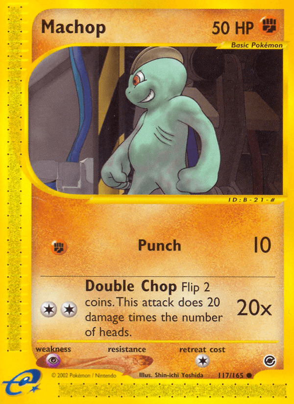 Machop Pokémon card