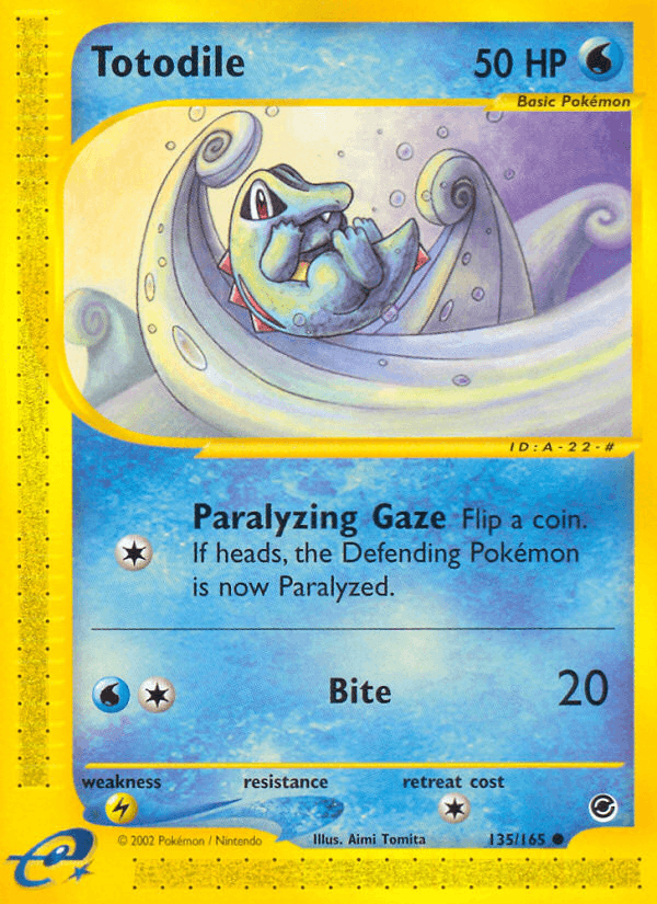 Totodile Pokémon card