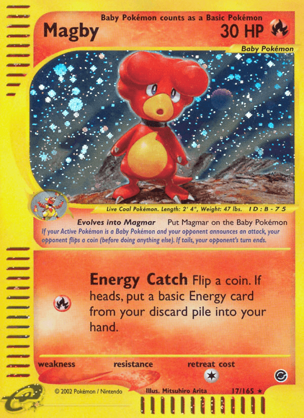 Magby Pokémon card