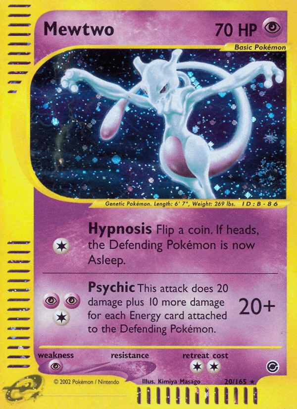Mewtwo from Expedition Base Set