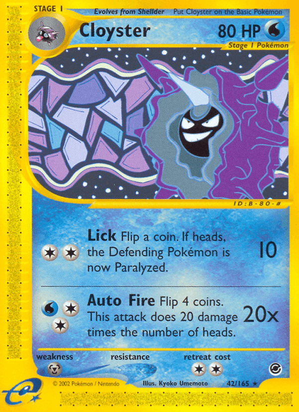 Cloyster Pokémon card