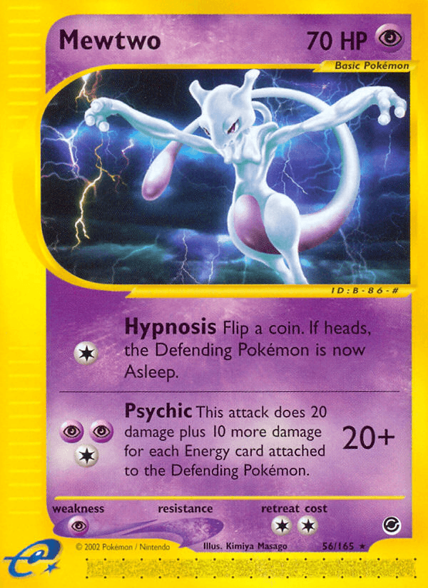 Mewtwo from Expedition Base Set