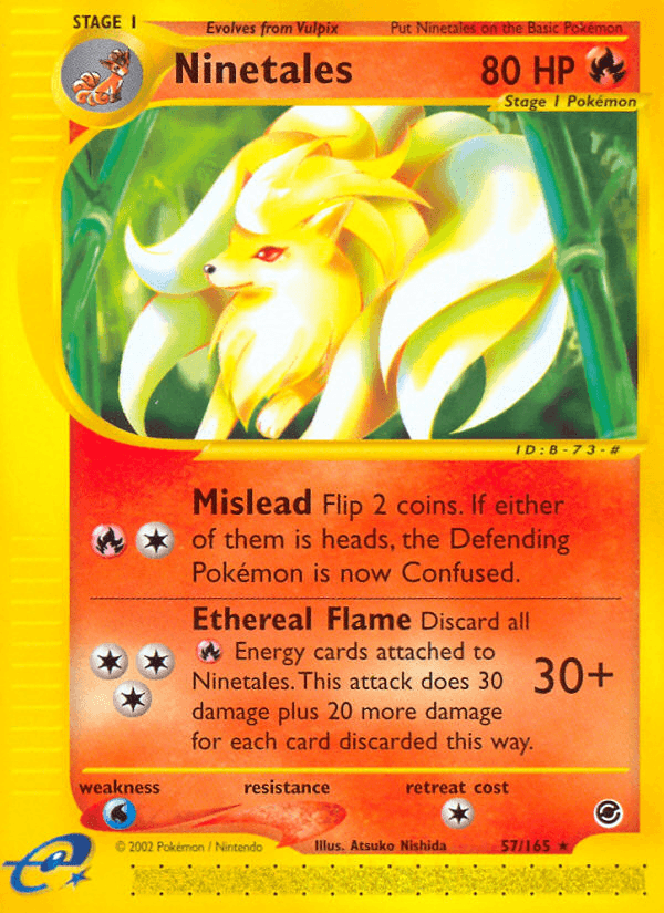 Ninetales from Expedition Base Set