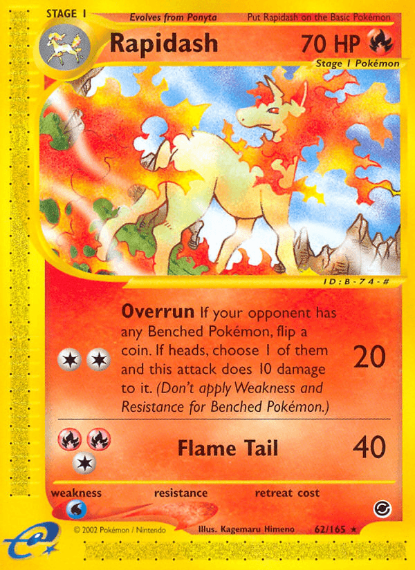 Rapidash Pokémon card