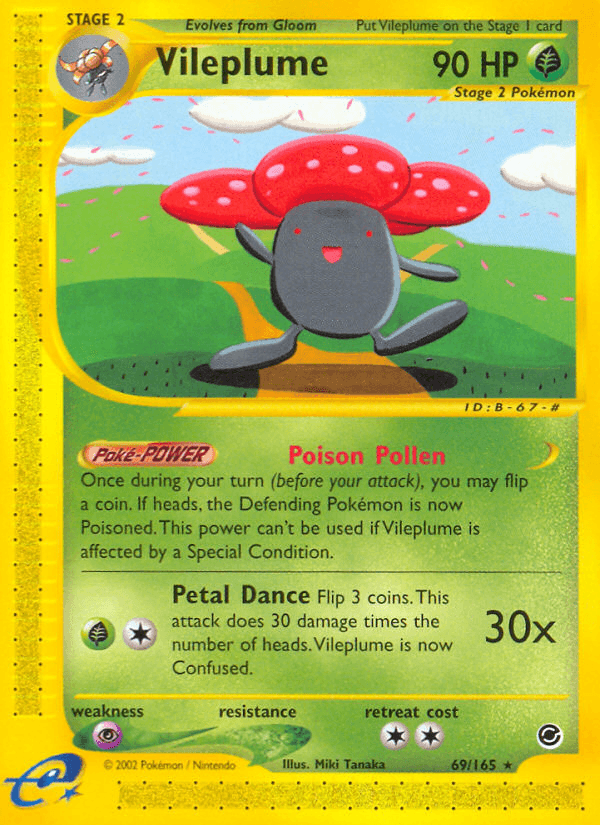 Vileplume Pokémon card