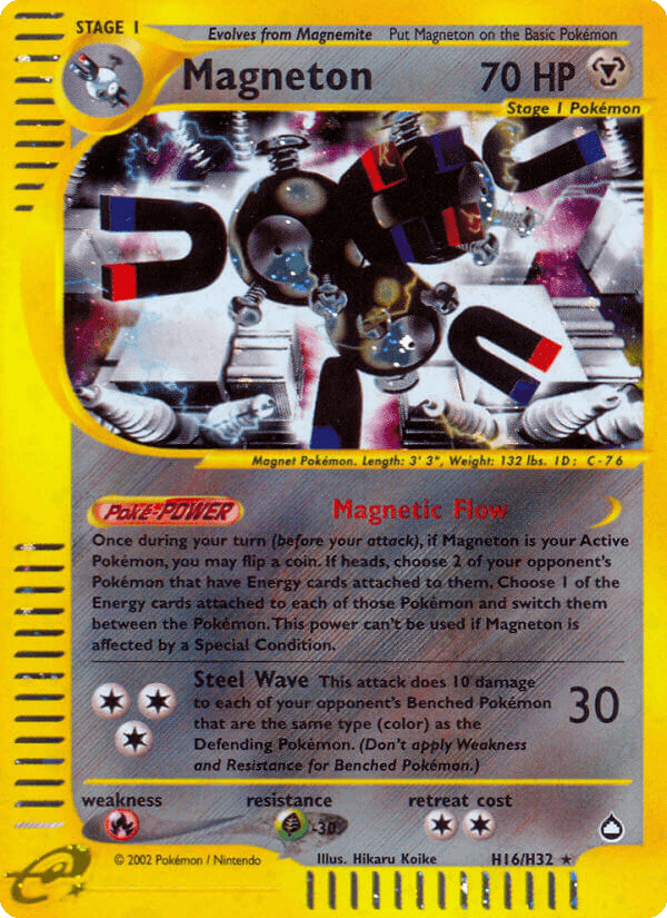 Magneton Pokémon card