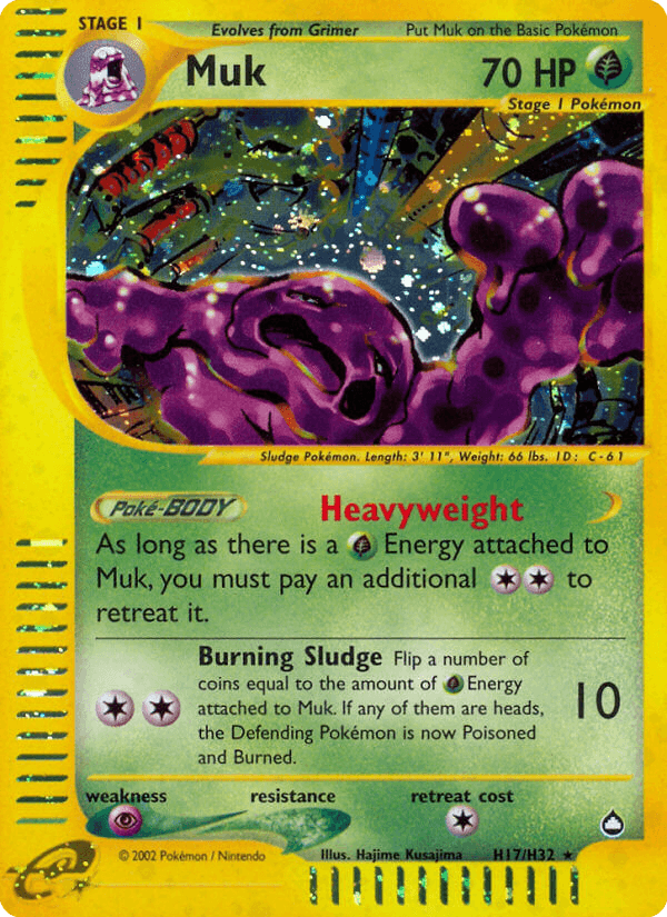 Muk Pokémon card