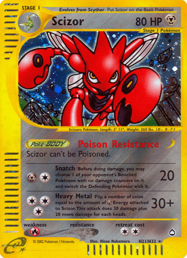 Scizor from Aquapolis