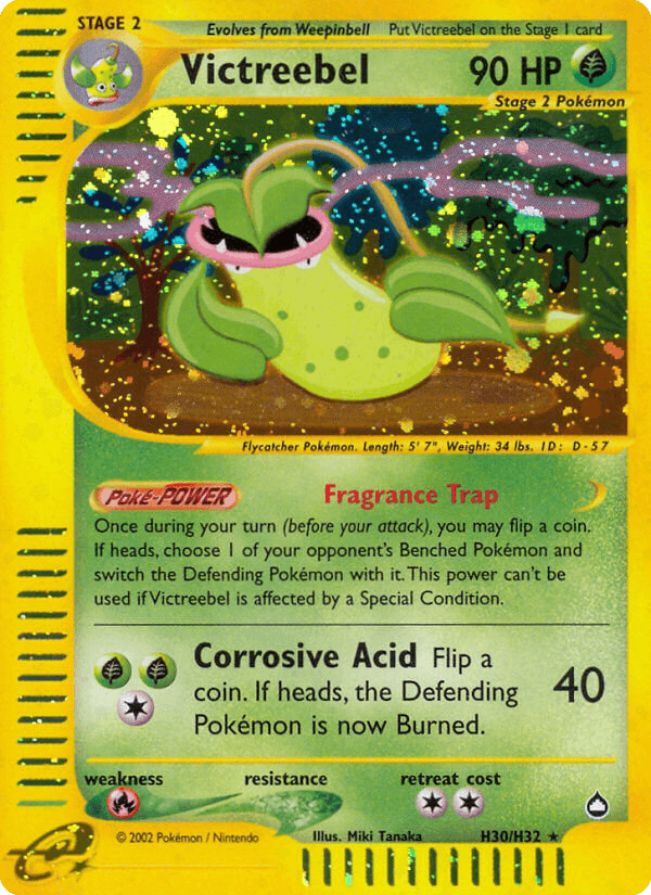Victreebel Pokémon card
