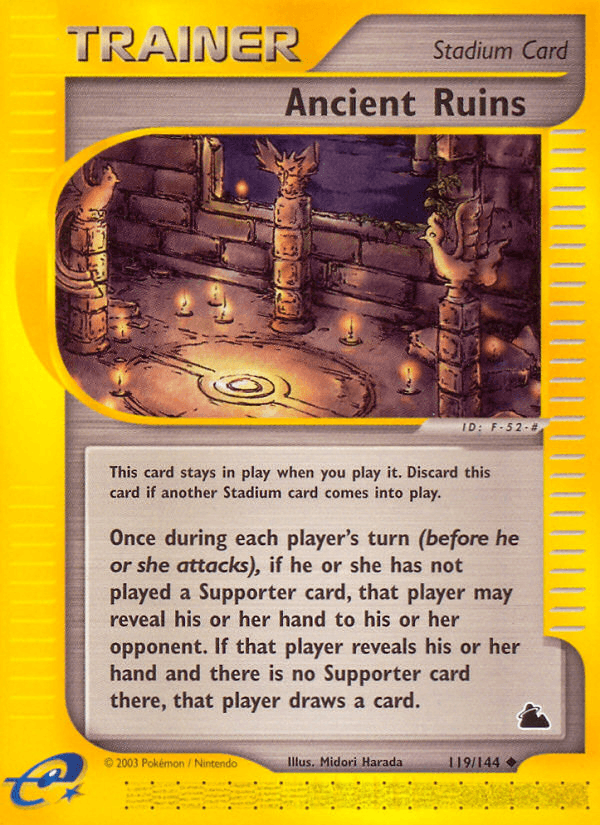 Ancient Ruins Pokémon card