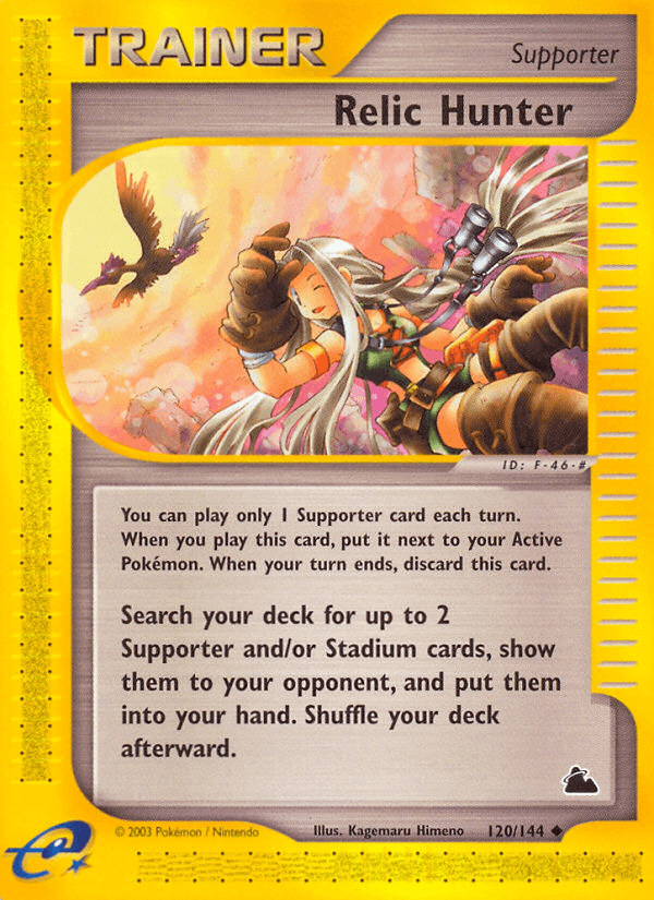 Relic Hunter Pokémon card