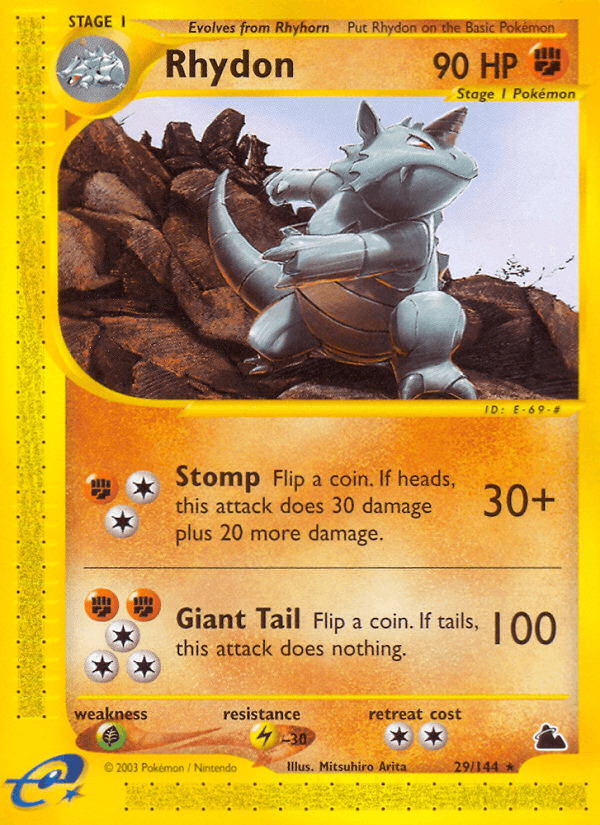 Rhydon Pokémon card