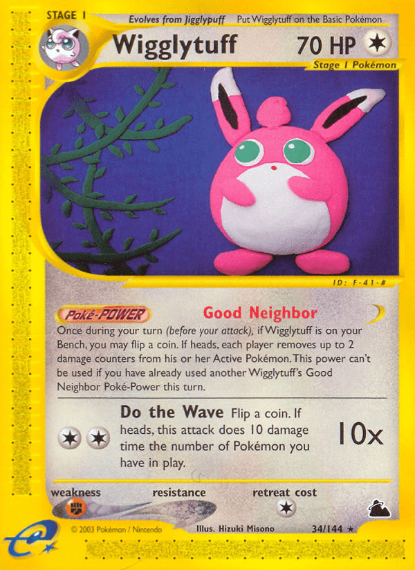 Wigglytuff Pokémon card